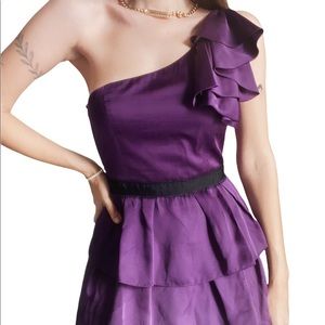 BCBGMAXAZRIA evening purple dress
